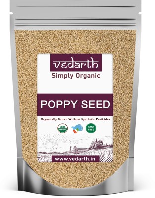 Vedarth Organic Poppy Seeds (Khus Khus, Posta Dana) with Proteins, Calcium, Magnesium, Potassium and Omega 6 Poppy Seeds(400 g)