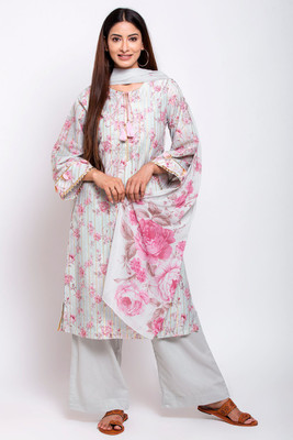 BIBA Women Kurta Palazzo Set