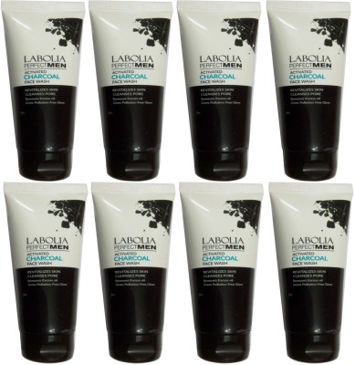 LABOLIA 8 PERFECT MEN ACTIVATED CHARCOAL FACEWASH (50 GM) Face Wash(50 g)