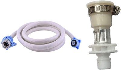 NEW WARE 2 Meter hose inlet pipe for Top Loading Fully Automatic Washing Machine With Inlet Hose Faucet Water Tap Adapter Connector Hose Pipe(200 cm)
