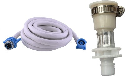 NEW WARE 5 Meter hose inlet pipe for Top Loading Fully Automatic Washing Machine With Inlet Hose Faucet Water Tap Adapter Connector Hose Pipe(500 cm)