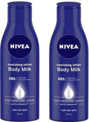 NIVEA Nourishing Body Milk (200 ml * 2)(400 ml)