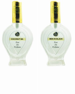 The perfume Store COCONUT BA, MEN IN BLACK Regular pack of 2 Perfume Eau de Parfum  -  120 ml(For Men & Women)