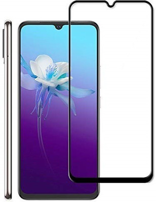 DSCASE Edge To Edge Tempered Glass for Vivo V20(Pack of 1)