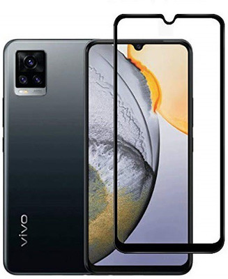 welldesign Edge To Edge Tempered Glass for Vivo V20(Pack of 1)