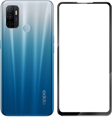 Karirap Edge To Edge Tempered Glass for Oppo A53(Pack of 1)