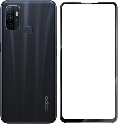 Highderabad Tech Edge To Edge Tempered Glass for Oppo A53(Pack of 1)