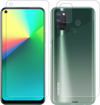 Yoox Front and Back Screen Guard for Realme 7i(Pack of 2)