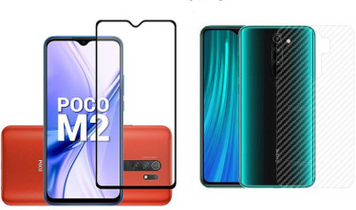 Backlund Front and Back Screen Guard for POCO M2(Pack of 2)