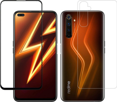 YOGKREETI Front and Back Tempered Glass for realme 6 Pro(Pack of 2)