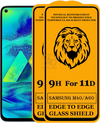 HQ Protection Tempered Glass Guard for Samsung Galaxy M40(Pack of 2)