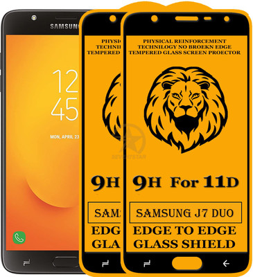 SEVEN7STAR Tempered Glass Guard for Samsung Galaxy J7 Duo(Pack of 2)