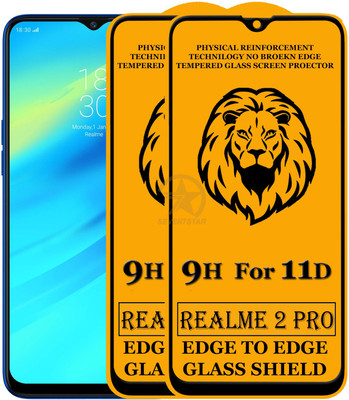 SEVEN7STAR Tempered Glass Guard for Realme 2 Pro(Pack of 2)