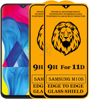 11D Edge To Edge Tempered Glass for Samsung Galaxy M10s(Pack of 2)