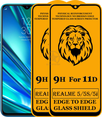 SEVEN7STAR Tempered Glass Guard for Realme 5i(Pack of 2)