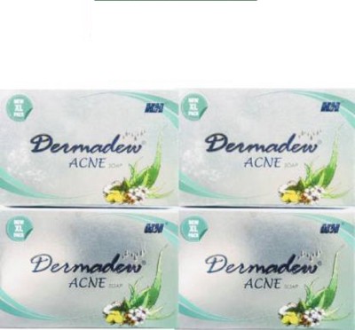 Dermadew ACNE Soap for Men & Woman Pack Of 4 ((4 x 18.75 g)