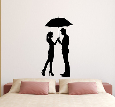 fuzzy 95 cm Love Self Adhesive Sticker(Pack of 1)
