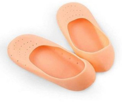 FIVANIO Anti crack full length silicon moisturizing heel socks Heel Support(Multicolor)
