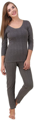 VIRAY OSWAL WINTER WEAR | THERMAL SET | WARMER | INNER WEAR TOP PAYJAMA SET Women Top - Pyjama Set Thermal
