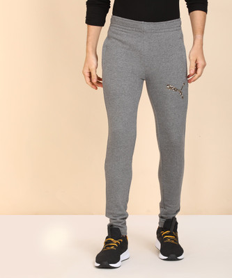 PUMA Knitted Pants OP 15 Solid Men Grey Track Pants