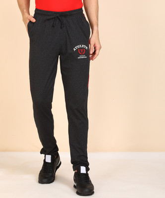 VAN HEUSEN Solid Men Grey Track Pants