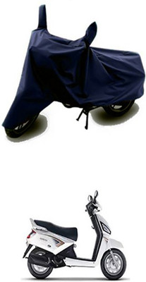 Auto Track Two Wheeler Cover for Mahindra(Blue)