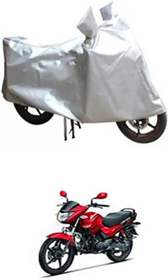 Auto Track Two Wheeler Cover for Hero(Silver)