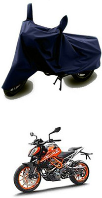 Auto Track Two Wheeler Cover for KTM(Duke 390, Blue)