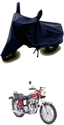 Shinestudios Two Wheeler Cover for Royal Enfield(Blue)