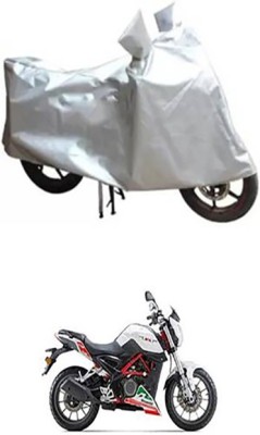 APNEK Two Wheeler Cover for DSK Benelli(TNT 25, Silver)