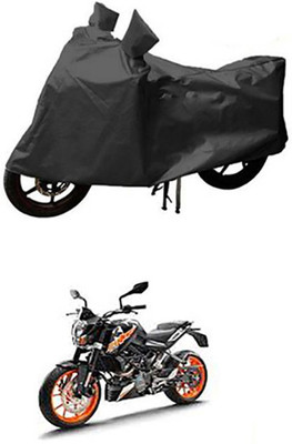 Auto Track Two Wheeler Cover for KTM(Duke 200, Grey)