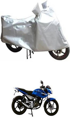 Auto Track Two Wheeler Cover for Bajaj(Silver)