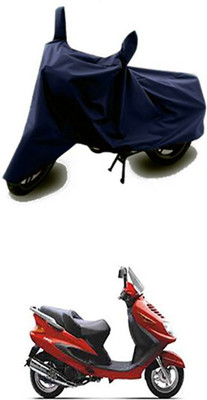 Auto Track Two Wheeler Cover for Kinetic(Blue)