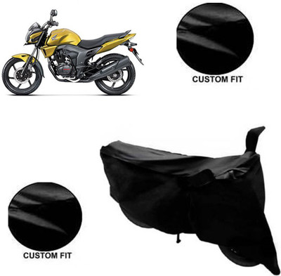 RPSENTTERPR Waterproof Two Wheeler Cover for Honda(CB Trigger, Black)