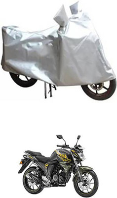 Auto Track Two Wheeler Cover for Yamaha(FZ-S, Silver)