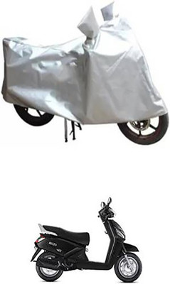 Shinestudios Two Wheeler Cover for Mahindra(Silver)