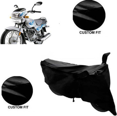 RPSENTTERPR Waterproof Two Wheeler Cover for TVS(Victor GLX, Black)