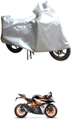 Auto Track Two Wheeler Cover for KTM(Silver)