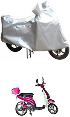Shinestudios Two Wheeler Cover for Avon(E Lite, Silver)