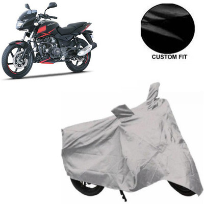 RPSENTTERPR Waterproof Two Wheeler Cover for Bajaj(Pulsar 180 DTS-i, Silver)