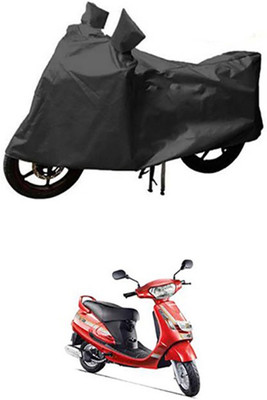 Auto Track Two Wheeler Cover for Mahindra(Black)