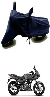 Auto Track Two Wheeler Cover for Bajaj(Blue)