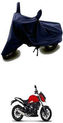 Auto Track Two Wheeler Cover for Mahindra(Blue)