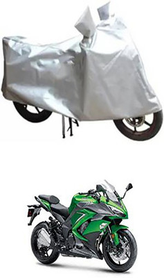Shinestudios Two Wheeler Cover for Kawasaki(Ninja 1000, Silver)