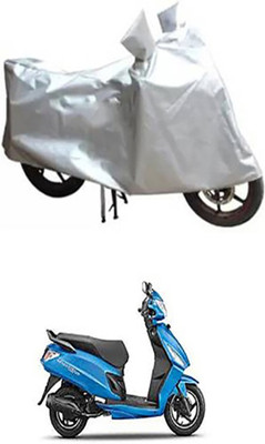 Auto Track Two Wheeler Cover for Hero(Silver)