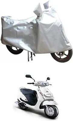 Auto Track Two Wheeler Cover for Avon(Silver)