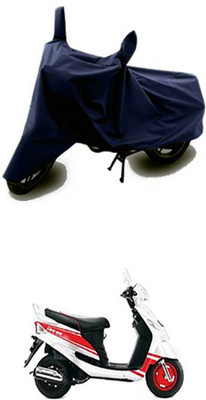 Auto Track Two Wheeler Cover for Mahindra(Blue)