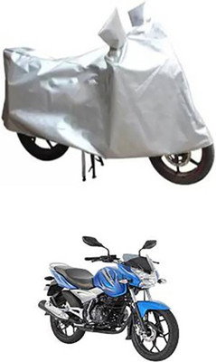 THE REAL ARV Waterproof Two Wheeler Cover for Bajaj(Discover 150 s, Silver)