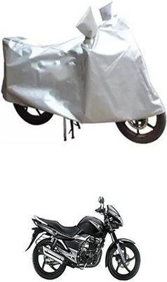 Auto Track Two Wheeler Cover for Suzuki(GS 150R, Silver)