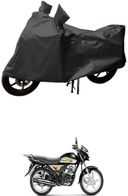 Auto Track Two Wheeler Cover for Hero(CD 110 Dream, Black)